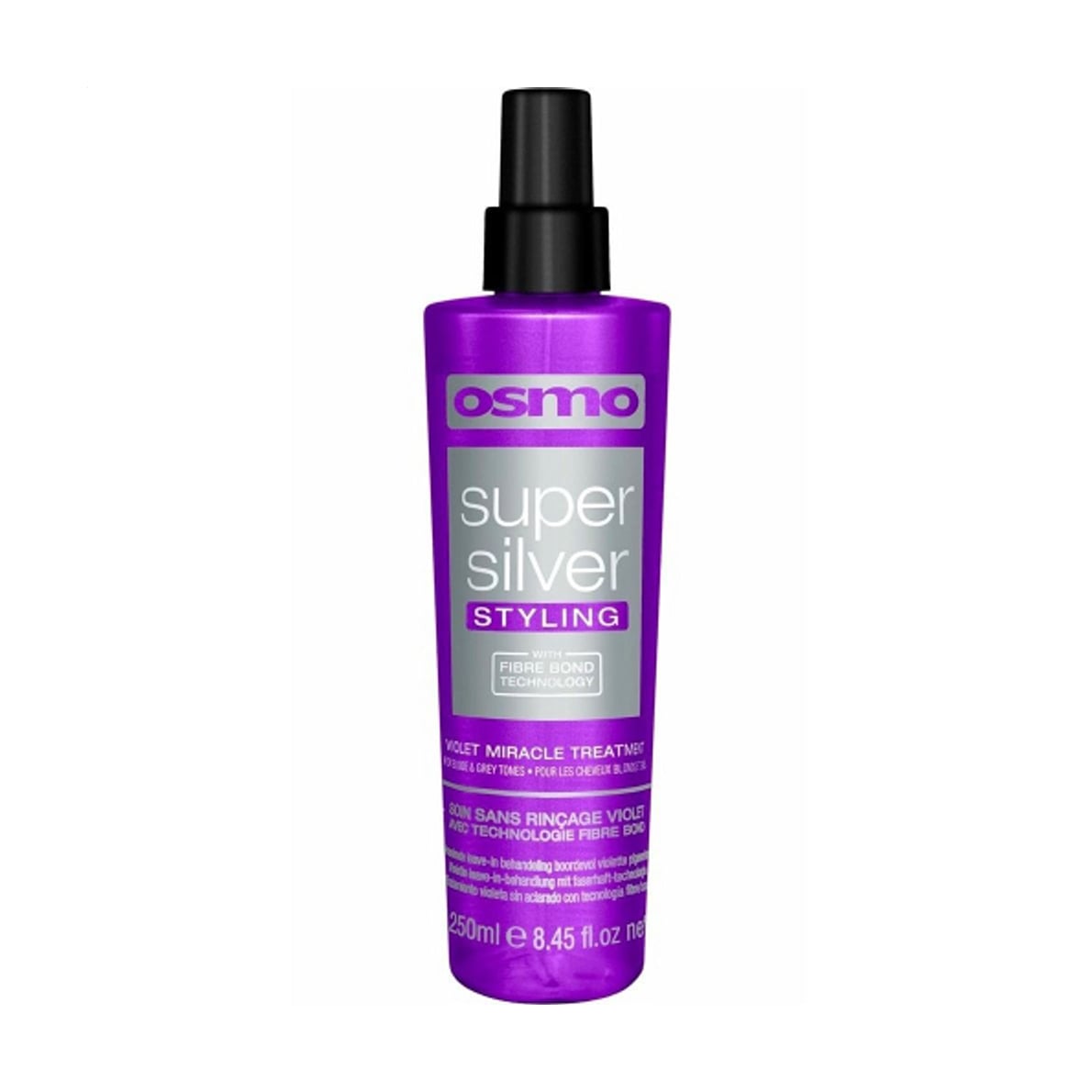 Уцінка! Відновлювальний спрей для волосся Osmo Super Silver Styling Violet Miracle Treatment, 250 мл
