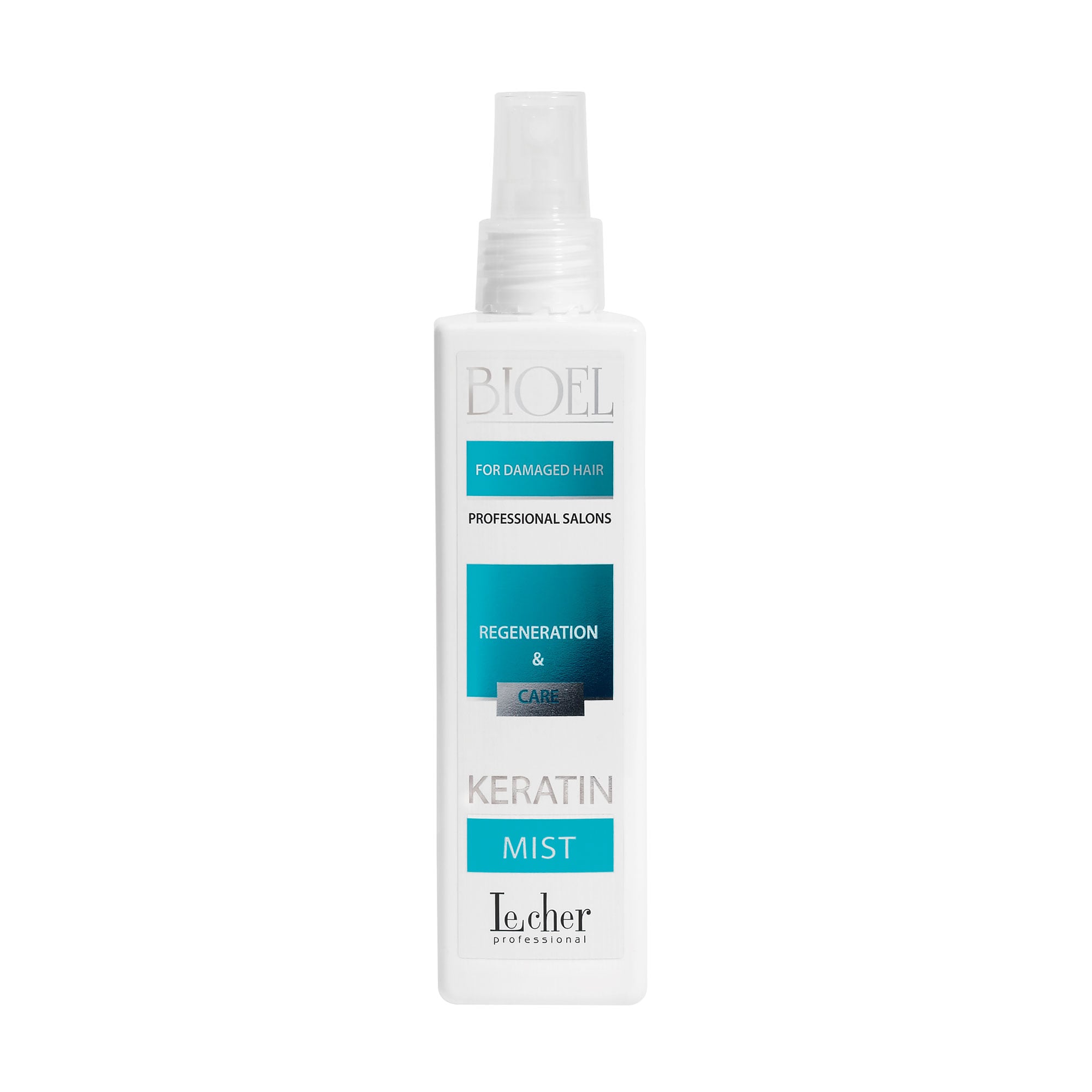 Відновлювальний спрей Lecher Bioel Regeneration And Care Keratin Mist для пошкодженого волосся, 250 мл